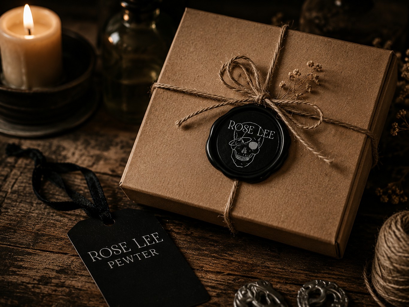 Rose Lee Pewter gift voucher — handmade gothic and occult gifts