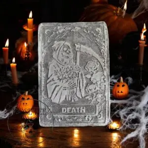 Metal Tarot card - Death - Pewter Art