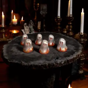 The Ember Wreath - Handmade Pewter Ghost Figurine - The Cursed Collection