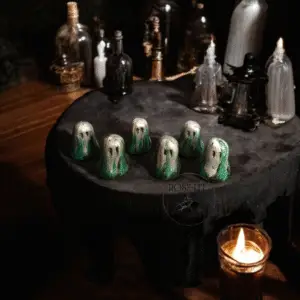 Handmade Pewter Ghost Figurine - The Forgotten Alchemist - The Cursed Collection