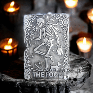 Metal Tarot Card - The Fool - Pewter Art