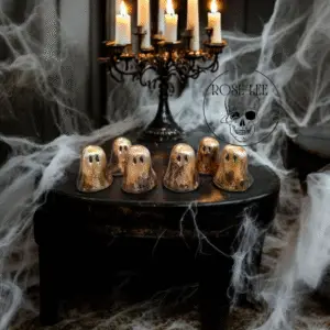 The Gilded Oracle - Handmade Pewter Ghost Figurine - The Cursed Collection